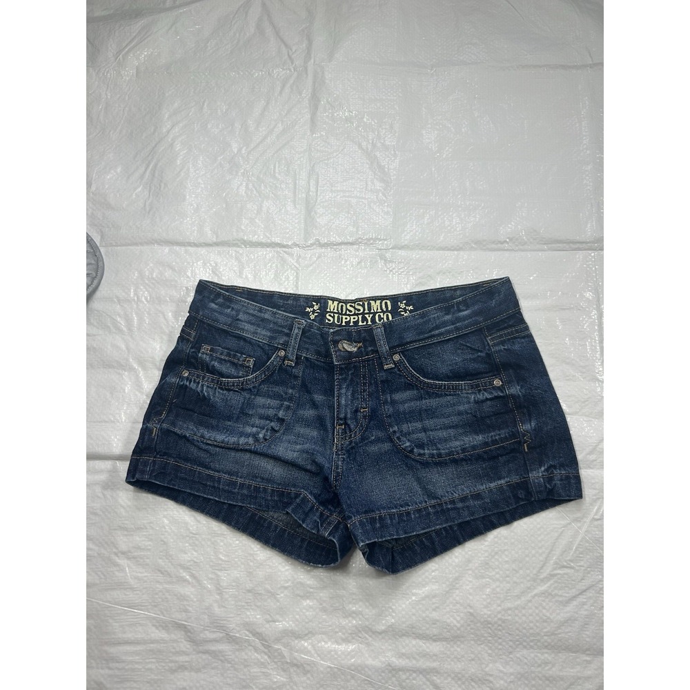 Mossimo Supply Co. Y2K Medium Dark Wash Denim Shorts – Size 7